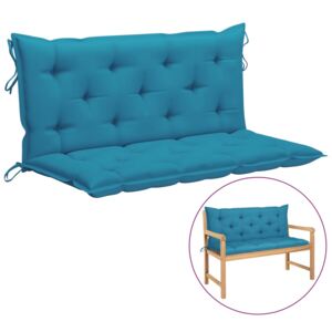 Poduszka na huśtawkę, jasnoniebieska, 120 cm, tkanina
