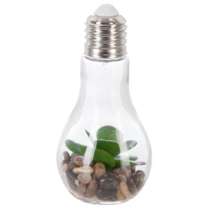 Żarówka dekoracyjna LED ze sztuczną rośliną, 18,5 cm
