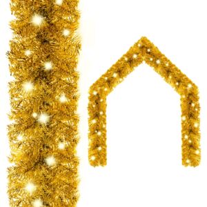 Girlanda świąteczna z lampkami LED, 5 m, złota
