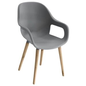 Krzesło do jadalni lub salonu ESTIVA z drewnianymi nogami