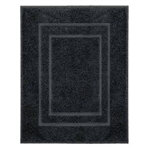 Kleine Wolke Dywanik łazienkowy Plaza, 60x80 cm, czarny