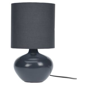 Home Styling Collection Lampka stołowa, ceramiczna, stojąca, szary, 32x18x16 cm