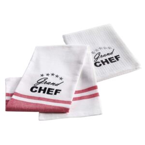 Ręczniki kuchenne 2 sztuki CHEF, 50 x 70 cm