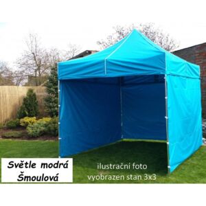 Namiot ogrodowy PROFI STEEL 3 x 4,5 - jasnoniebieski
