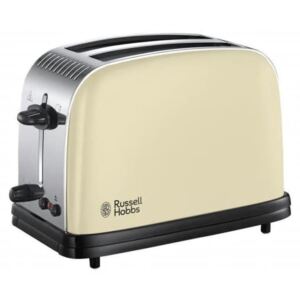Russell Hobbs Toster Colours Plus, klasyczny kremowy, 1670 W