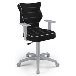 Entelo Good Chair Ergonomiczne krzesło Duo VS01, 6, czarno-szare