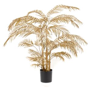 Emerald Sztuczna palma areka, 145 cm, złota