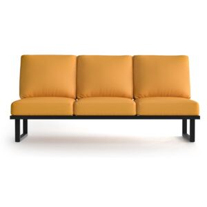 Żółta 3-osobowa sofa ogrodowa Marie Claire Home Angie