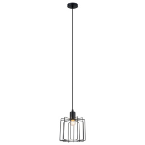 Lampa wisząca Gervais kwadratowa 1 x 60 W E27 black