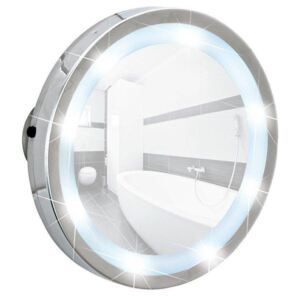 Lusterko kosmetyczne MOSSO, powiększające x3 - podświetlenie LED, 3 przyssawki, WENKO