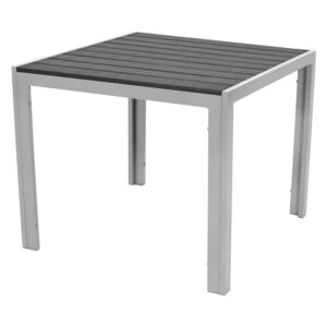 OUTLET - Stół ogrodowy aluminiowy MODENA 90 cm - Czarny