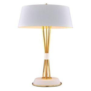 MOOSEE lampa stołowa SNITCH TABLE - złota podstawa, biały klosz