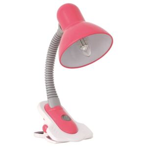 Lampka z klipsem KANLUX Suzi HR-60-PK, różowa, 60 W
