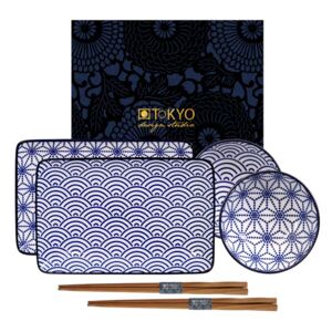Zestaw do sushi dla 2 osób Tokyo Design Studio Nippon Blue