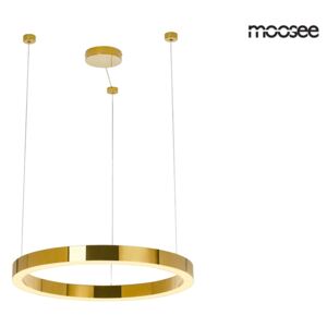 MOOSEE lampa wisząca RING LUXURY 50 złota - LED, chromowane złoto
