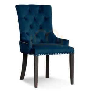Krzesło tapicerowane AUGUST kolor niebieski
