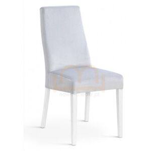 Krzesło tapicerowane VILLA kolor srebrny