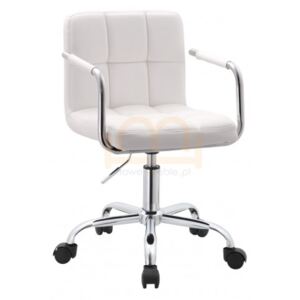 Obrotowe krzesło biurowe N-13 kolor biały