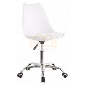 Obrotowe krzesło biurowe QZY-402C kolor biały