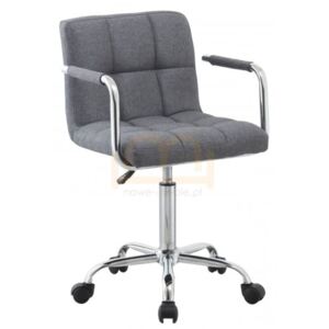 Obrotowe krzesło biurowe N-13M jasny szary