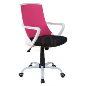 Fotel obrotowy CX-0722M kolor różowy