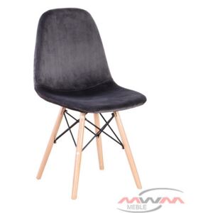 Nowoczesne Krzesło Eames Art109C Welur
