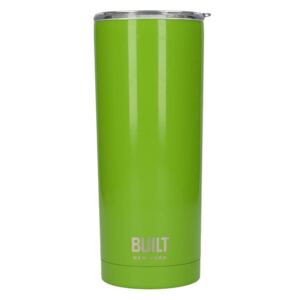 Stalowy kubek termiczny z izolacją próżniową BUILT, zielony, 600 ml