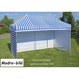Namiot ogrodowy PROFI STEEL 3 x 6 - niebiesko-biały