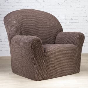 Super streczowe pokrowce NIAGARA tytoniowe fotel (sz. 70 - 110 cm)
