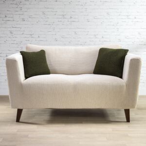 Super streczowe pokrowce NIAGARA śmietankowe kanapa trzyosobowa (sz. 180 - 230 cm)