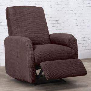 Super streczowe pokrowce NIAGARA czekoladowe fotel relaks (sz. 70 - 90 cm)