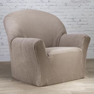 Super streczowe pokrowce NIAGARA orzeszkowe fotel (sz. 70 - 110 cm)