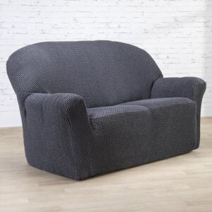 Super streczowe pokrowce NIAGARA antracyt kanapa dwuosobowa (sz. 140 - 180 cm)