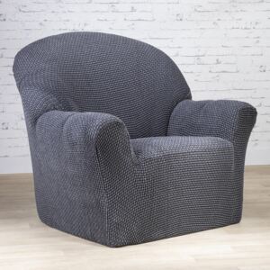 Super streczowe pokrowce NIAGARA antracyt fotel (sz. 70 - 110 cm)