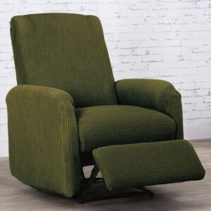 Super streczowe pokrowce NIAGARA zielone fotel relaks (sz. 70 - 90 cm)