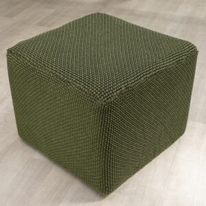 Super streczowe pokrowce NIAGARA zielone pufa (40 - 60 cm)