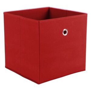 Czerwony pojemnik do przechowywania, pudełko, wkład