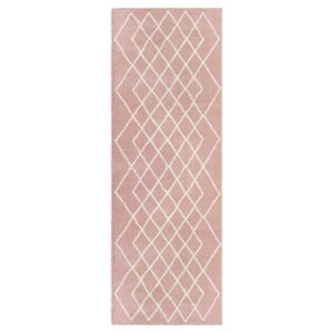 Różowy chodnik Elle Decor Passion Bron, 80x200 cm