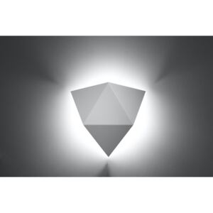 SOLLUX Designerskie Oświetlenie Lampa Ścienna Nowoczesny Design Kinkiet SOLIDO Biały