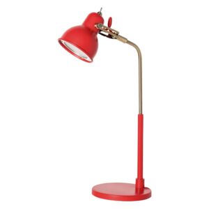 Czerwona lampa stołowa z LED SULION Bang
