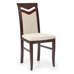 Krzesło Halmar CITRONE ciemny orzech