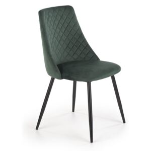 Krzesło Halmar K405 ciemny zielony