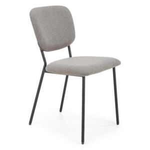 Krzesło K423 szare na metalowych nogach HALMAR