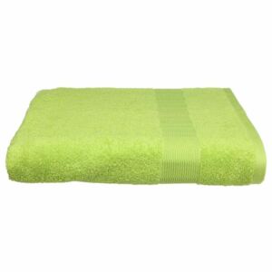 Ręcznik w wesołym odcieniu jasnej zieleni z 100% z bio-bawełny akcesorium łazienkowe - 150 x 100 cm