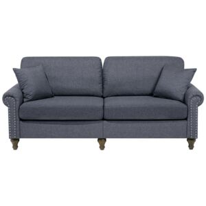 Sofa tapicerowana BELIANI Otra, 3-osobowa, ciemnoszara, 84x195x76 cm