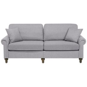 Sofa tapicerowana BELIANI Otra, 3-osobowa, jasnoszara, 84x195x76 cm