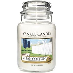 Yankee Candle Świeca Clean Cotton, duża, BEZPŁATNY ODBIÓR: WROCŁAW!