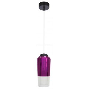 Lampa wisząca zwis żyrandol Candellux Tube 13 1x60W E27 fioletowy 31-51288