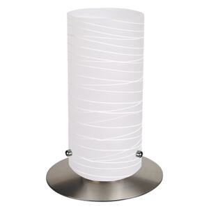 Lampka stołowa lampa biurkowa Rabalux Aurel 1x60W E27 satynowy chrom 6339