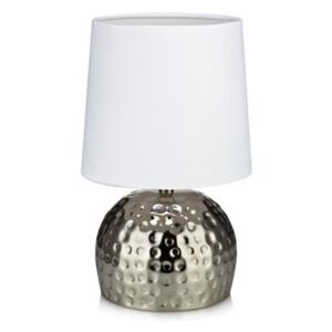 Lampa lampka oprawa stołowa Markslojd Hammer 1x40W E14 biała/chrom 105961 - wysyłka w 24h